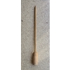 Image 3 : Very Old Flat Belt Pulley 14" (Could not be confirmed as Antique), Wooden Mallet, and Vintage Wooden