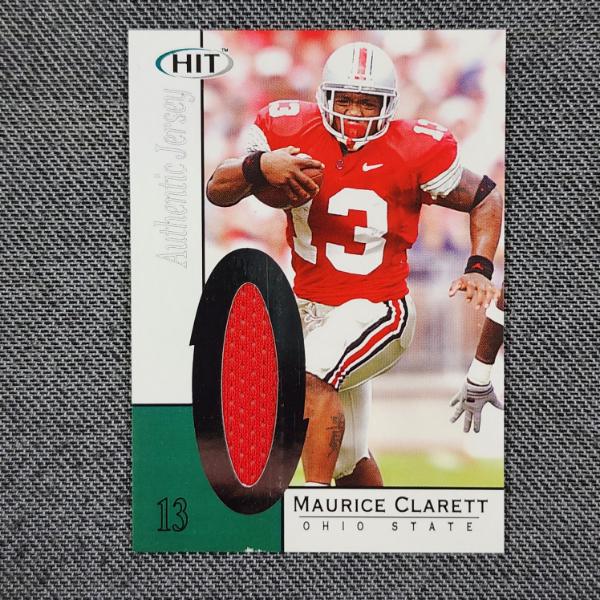 SAGE Collectibles Maurice Clarett Ohio State Authentic Jersey Patch Football Trading Card 