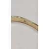 Image 6 : 10K Yellow Gold Women's Aquamarine Ring - Size 8 - Weight: 2.2g