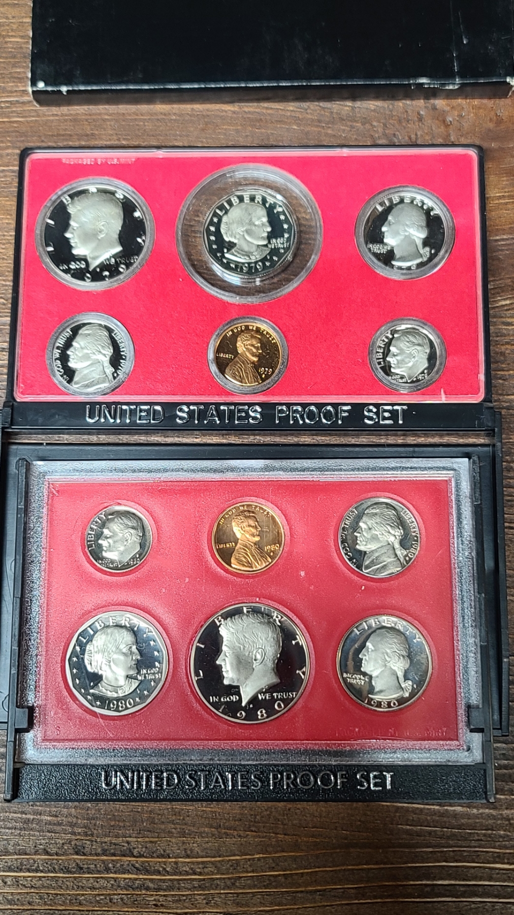 1980 Coin Set (10) US Proof Sets 1978- 1994 & (4) U.S Mint Uncirculated Coin Sets ...