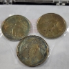 Image 3 : Gold Plated Ohio State Quarter In Display With Three Guardian Angel Tokens