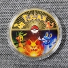 Image 2 : Commemorative Pokemon Coin Featuring Starters Chespin, Finnekin & Froakie