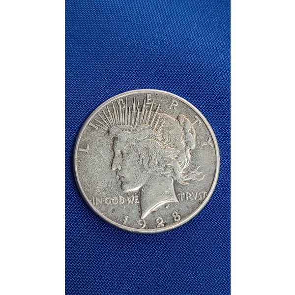 1928-S Silver Peace Dollar 