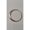 Image 5 : Women's 14K Yellow Gold Art Deco Wedding Band - Size 6.5 - Weight: 1.2g