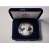 Image 1 : 2007-W U.S. Mint American Eagle PROOF One Troy Ounce .999 Fine Silver Coin ~ From West Point Mint