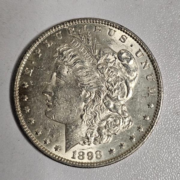 1898 Morgan 90% Silver Dollar