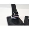 Image 2 : Four Stunning Sterling Silver Rings - Various Styles and Gemstones - TW: 17.3g