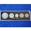 Image 5 : United States 1964 5-Coin Set Including 90% Silver Half Dollar, Quarter, and Dime 