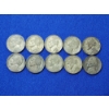 Image 1 : x10 Assorted Years Jefferson Wartime Nickels FV: $0.50