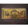 Beautiful First National Bank $2.00 Gold Foil .999 - 24K Note In Protective Holder - Mint Condition