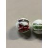 Image 2 : 3 - Vintage Gas & Oil Advertising One Inch Shooter Marbles - Texaco, Shell, Hess