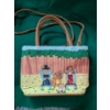 Image 3 : Navy Hard Shell Case With Strap, 4 Cute Cat Ornaments, 9" Lady Figurine, And Small Purse.