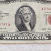 Image 4 : Series 1953 United States $2 Legal Tender Note with Red Seal/Serial Number FV: $2.00