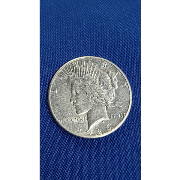 1926-S 90% Silver Peace Dollar 