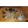 Image 1 : Antique Ink Well Collection As Shown - Very Nice Group Of Old Styles - See Pics