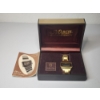Image 1 : Vintage Marcel Digital Solid State Quartz Gold-Tone Watch with Original Box