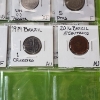 Image 5 : Large Green Binder with Many Assorted World Coins: Italy, Brazil, Columbia, Spain, & More! 