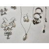 Image 4 : Lot of Assorted Sterling Silver Jewelry: Matching Sets, Earrings TW: 26.2g