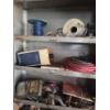 Image 5 :  *Pick Up At Louisville Home - No Shipping Available* Vintage 29''x17''x16'' Metal Cupboard & Conten