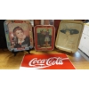 Image 1 : Original Coca Cola "COKE" - 4 Pc Trays & Decal Set - Decal NOS For Coke Vending Machine -See Desc