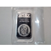 Image 1 : One Troy Ounce AMPEX .999 Fine Silver Bar Featuring American Eagle Design