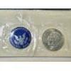 Image 2 : 1971- S Uncirculated 40% Silver Eisenhower Dollar Coin - "Blue Pack"