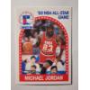 Image 1 : Michael Jordan 1990 NBA Hoops #21 Basketball Trading Card in Near Mint Condition