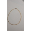 Image 1 : Tests As 14K Yellow Gold 9" Flat Woven Herringbone Bracelet - Weight: 1.4g