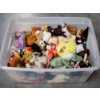 Image 1 : Tote Filled With Assorted TY Beanie Babies & Collectible Plush ~ TOTE INCLUDED!