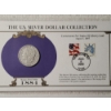 Image 3 : Two U.S. Silver Morgan Dollars in Display Cards & Protective Binder Page - 1884 & 1889