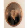 Image 1 : Antique Oval 23 x 18 Curved Glass Photographic Of A Gentleman