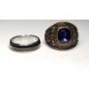 Image 1 : 1976 Bethlehem Center Highschool Class Ring (Size 11) & Stainless Steel Mood Ring (Size 8)