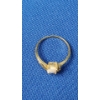 Image 5 : Assorted 10K Gold Jewelry Pieces Including Necklace Pendant & Two Rings - Weight: 2.7g 