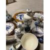 Image 4 : *Pick Up At Mantua Home-No Shipping Available*  Gorgeous Glass Pieces Blue & White - Salt & Pepper 