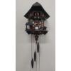 Image 1 : Vintage German Colorful Cuckoo Clock With Multiple Figures On Go Round - See Details