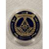 Image 1 : Free Mason Making Good Men Better Challenge Coin - Mint Condition