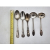 Image 6 : x5 Assorted Vintage Sterling Silver Spoons Total Weight: 102.0g