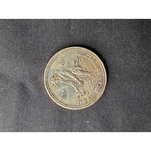 1 Troy Oz Silver Engelhard American Prospector Round