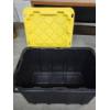 Image 3 : Heavy-Duty HDX 27-Gal Stackable Tote - 28.6in W x 19.6in L x 15in H