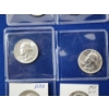 Image 4 : x11 Assorted Years Silver Washington Quarters Including Higher-Grade FV: $2.75