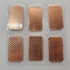 Image 3 : x6 Libertad Design 1 AVDP oz .999 Fine Copper Bars - Mint Cond. in Sealed Package!