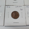 Image 6 : Six Assorted Years United States Lincoln Wheat Cents