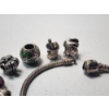Image 7 : Pandora Bracelet Set: Various Sterling Silver & Other Metal Charms - TW of Sterling Silver: 39.1g