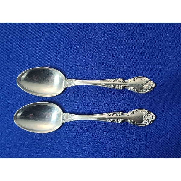 2 - Gorham Melrose Sterling Silver Spoons - TW: 73.0g