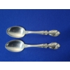 Image 1 : 2 - Gorham Melrose Sterling Silver Spoons - TW: 73.7g