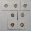 Image 12 : (7) Assorted Years 90% Silver Mercury Dimes (2 Are Gold Plated) - Face Value: $0.70