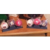 Image 3 : 2 Sets - Vintage Cleveland Indians Baseballs With Stands  - New Mint Unused - Nice