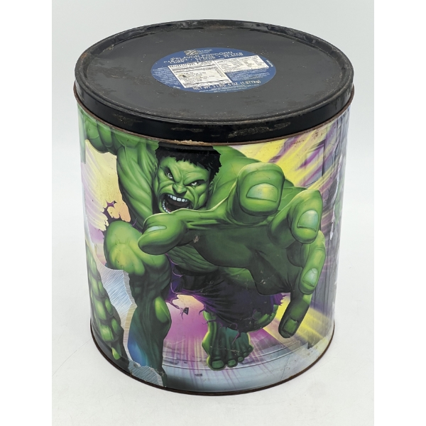 Lot of Hulk Metal Tin and Books