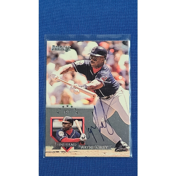 1994 DonRuss Wayne Kirby Cleveland Indians #237 Signed Baseball Card