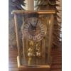 Image 1 : Brass Table Clock, Pair Of Beautiful Glittering 23"x8" Table Or Mantle Trees 